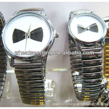 bowknot print stainless steel watch gift sets wholesale wristwatch